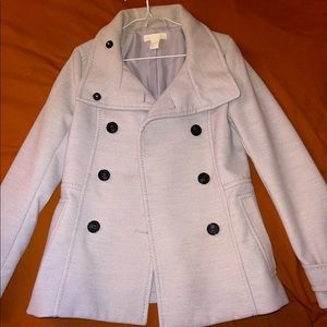 H&M Light Gray Peacoat